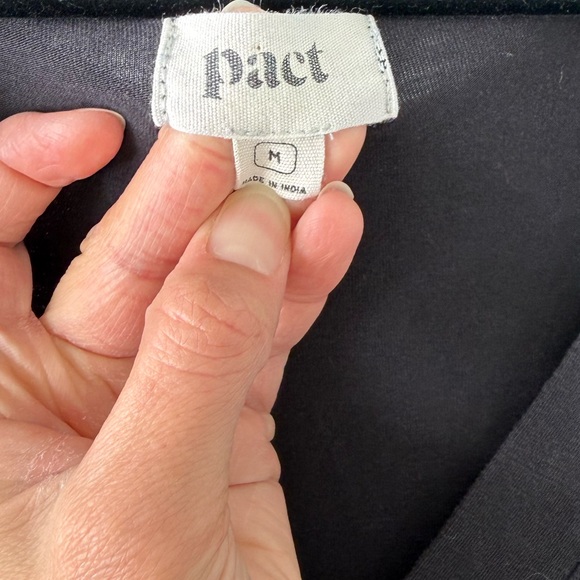 Pact Charlie Jumpsuit Black Sz Medium - Picture 10 of 16